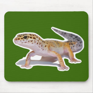 Tapis de souris de Gecko de léopard