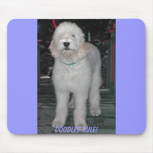 Tapis de souris de Goldendoodle (Devant)