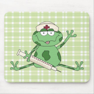 Tapis de souris de grenouille infirmière