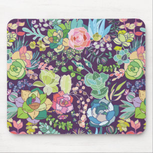 Tapis de souris de jardinage de cactus succulents
