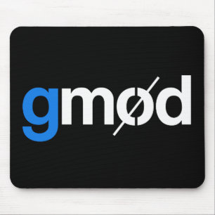 Tapis de souris de jeu de logo de Gmod
