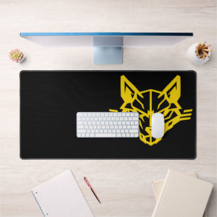 Tapis de souris de jeu Loup Cybernétique