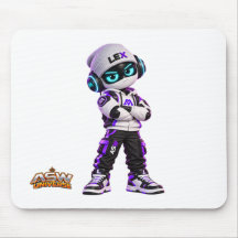 Tapis de souris de jeu Robot IA Futuriste Lex Cool