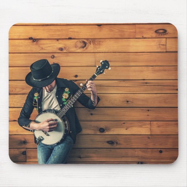 Tapis de souris de joueur de banjo (Devant)