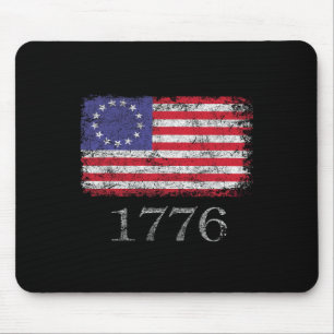 Tapis De Souris De Juillet T Chemise Drapeau Américain Betsy Ross