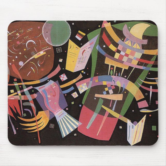 Tapis de souris de la composition X en Kandinsky (Devant)