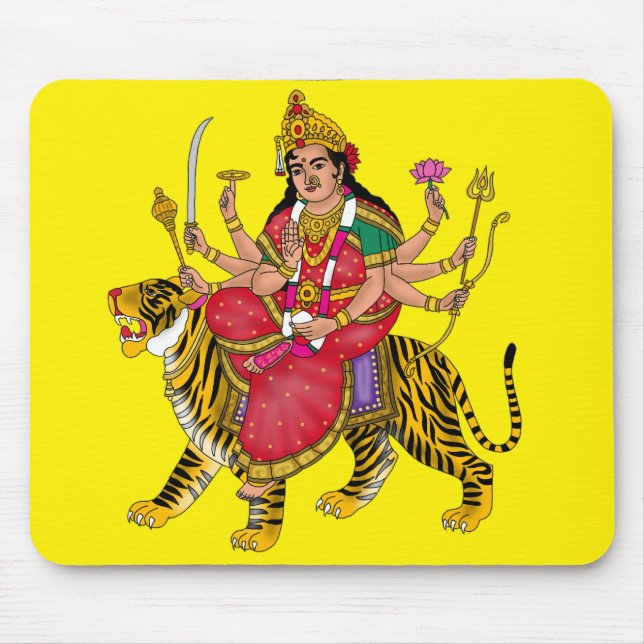 Tapis de souris de la déesse Durga (Devant)