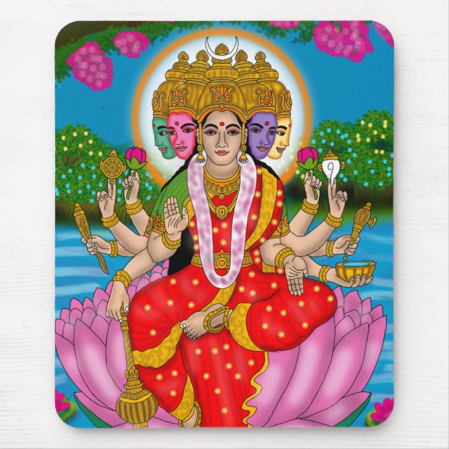 Tapis de souris de la déesse Gayatri (Devant)