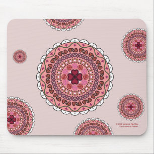 Tapis de souris de la Saint-Valentin en dentelle
