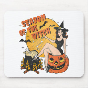 Tapis De Souris De La Sorcière Halloween Samhain 1
