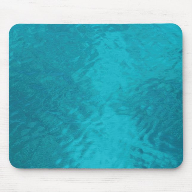 Tapis de souris de l'eau de turquoise (Devant)