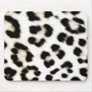 Tapis de souris de léopard de neige
