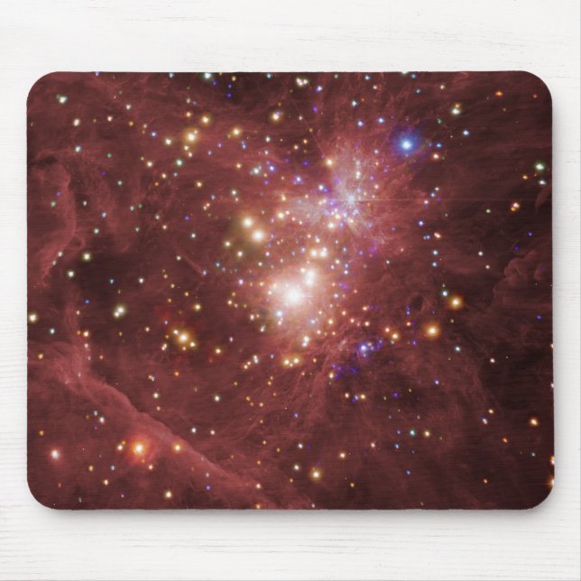 Tapis de souris de l'espace profond nébuleuse d'Or (Devant)