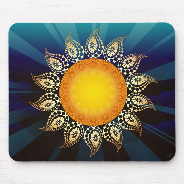 Tapis de souris de lever de soleil (Devant)