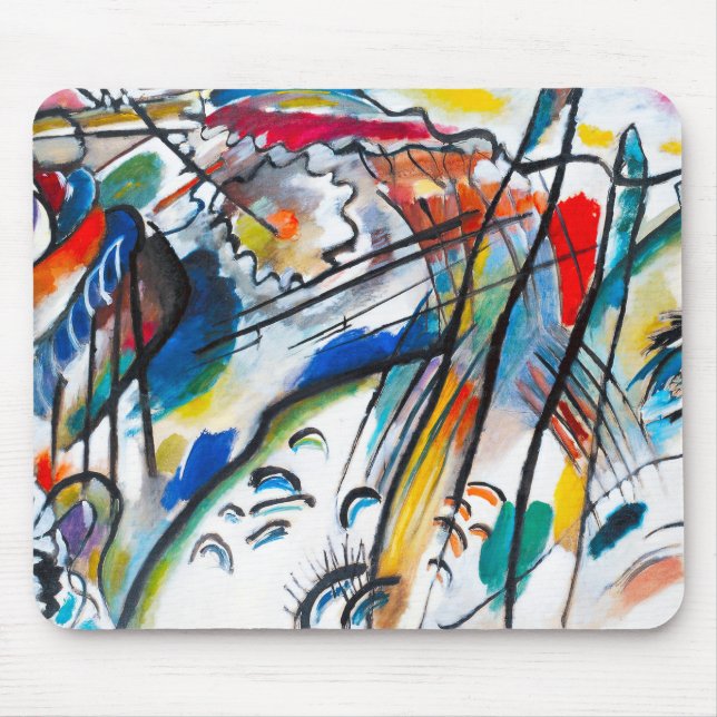 Tapis de souris de l'improvisation 28 de Kandinsky (Devant)