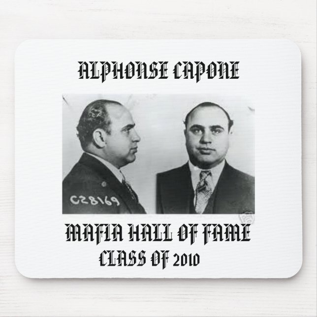 TAPIS DE SOURIS DE MAFIA D'AL CAPONE (Devant)
