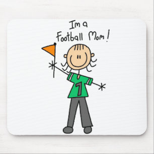 Tapis de souris de maman de football