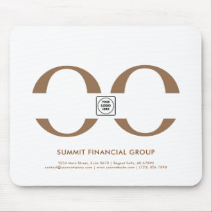 Tapis de souris de marque commerciale avec logo pe