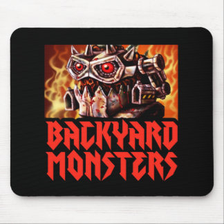 Tapis de souris de monstres de jardin
