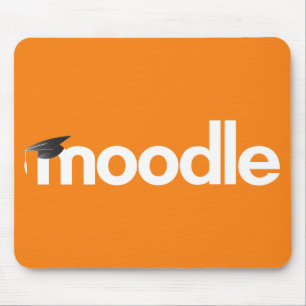 Tapis de souris de Moodle - orange