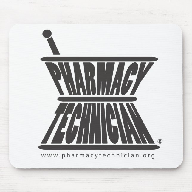 Tapis de souris de mortier et de pilon (Devant)