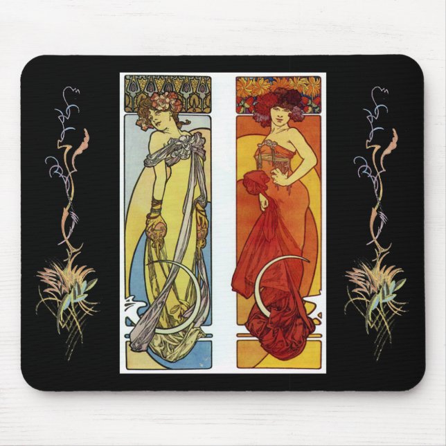 Tapis de souris de Mucha (Devant)