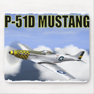 TAPIS DE SOURIS DE MUSTANG DE P-51D