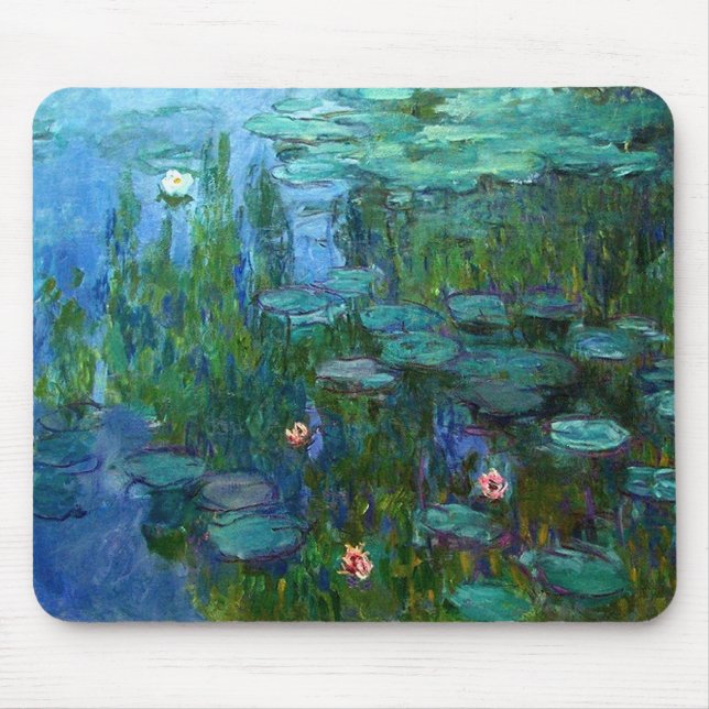 Tapis de souris de nénuphars de Monet Nympheas (Devant)