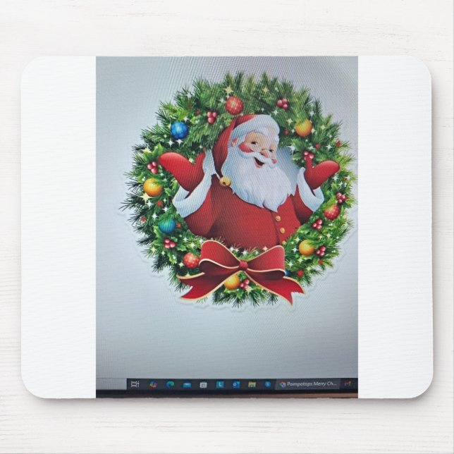 Tapis de souris de Noël (Devant)