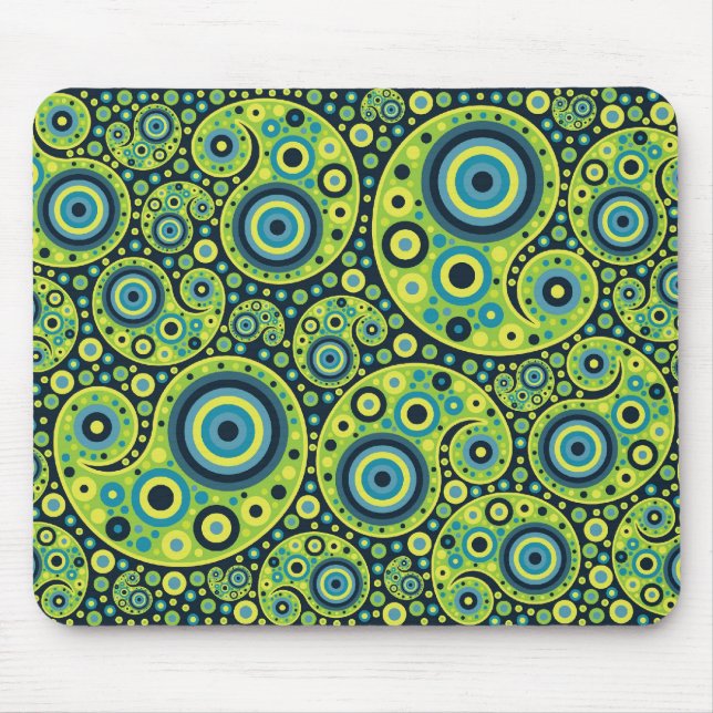Tapis de souris de passion de Paisley (Devant)