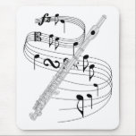 Tapis De Souris De petite flûte<br><div class="desc">Les fabricants de musique célèbrent ! Annoncez fièrement au monde,  je jouent le piccolo !</div>