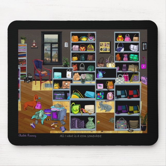 Tapis de souris de pièce de bourses (Devant)