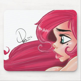 Tapis de souris de pin-up de cerise