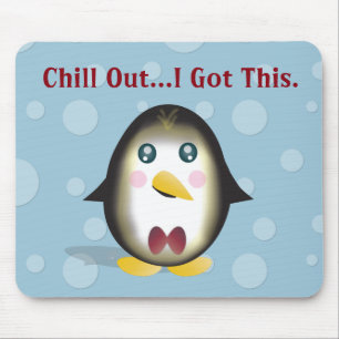 Tapis de souris de pingouin de Chillin