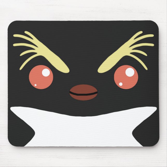 Tapis de souris de pingouin de Rockhopper (Devant)