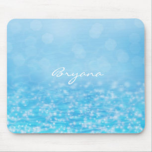 Tapis de souris de plage océan eau scintillante me