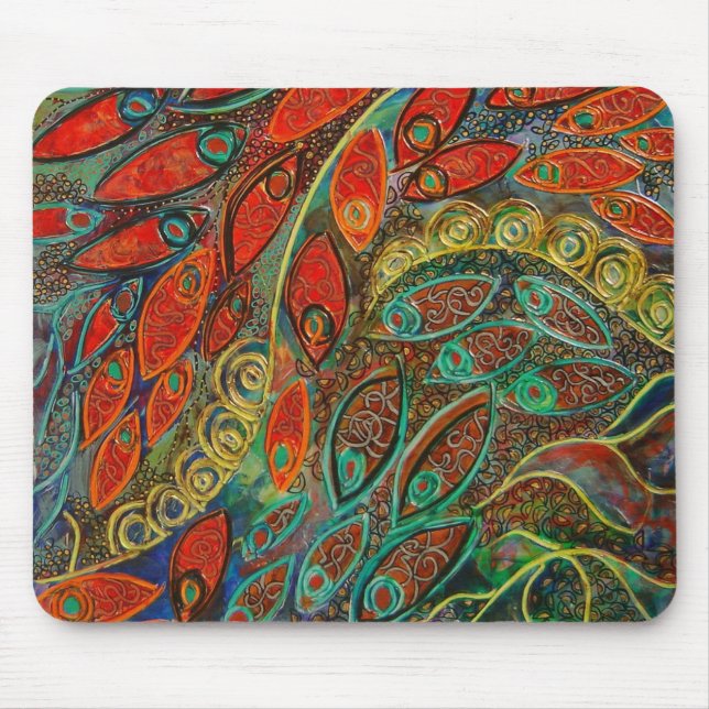 tapis de souris de porte giratoire (peinture) (Devant)