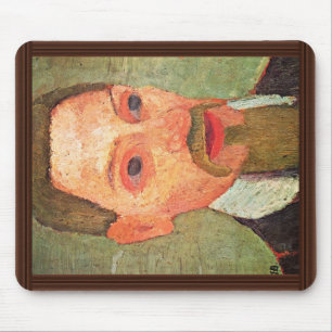 Tapis De Souris De : Portrait de Rainer Maria Rilke par Paula