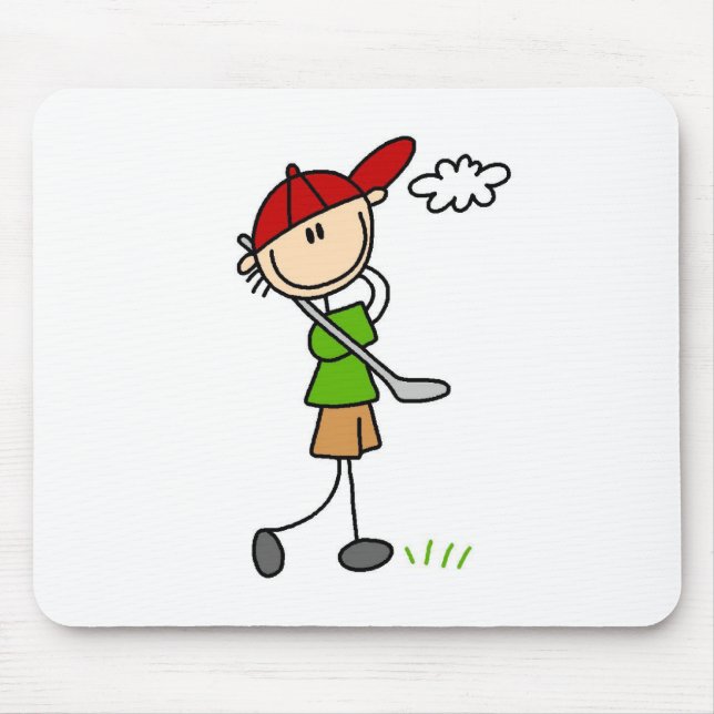 Tapis de souris de pose de golf (Devant)