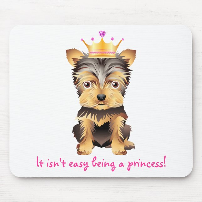 Tapis de souris de princesse Gift de chien de (Devant)