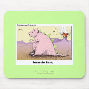 Tapis de Souris de Qualité Cartoon Hilarant Porc J