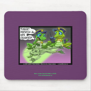 Tapis de souris de qualité Cartoon Police Homocide