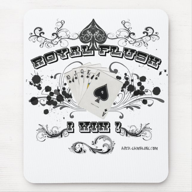 Tapis de souris de quinte royale (Devant)