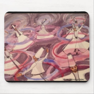 Tapis de souris "de révolution de Rumi"