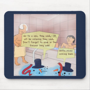 Tapis de souris de Rick London Comic Bonhomme de n