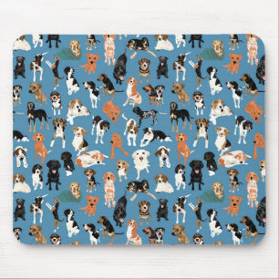 Tapis de souris de secteur de chien