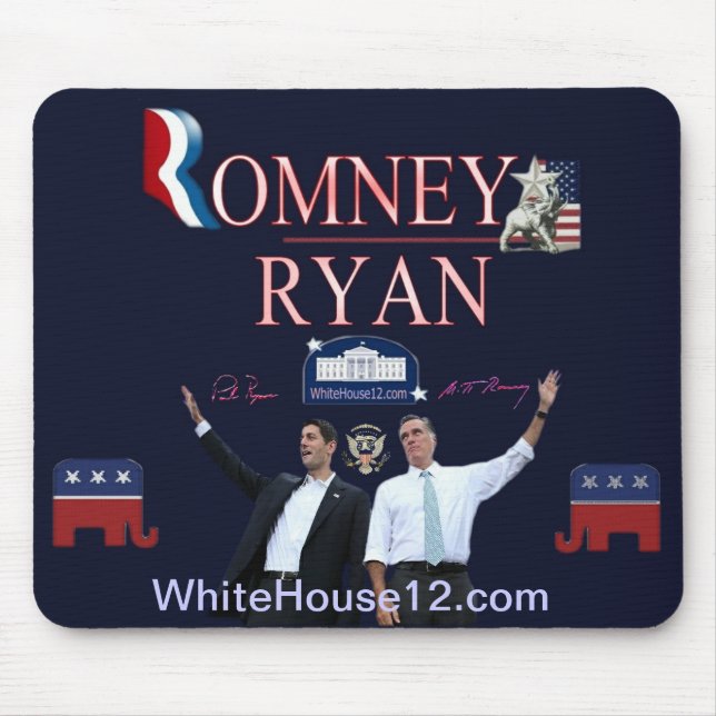 Tapis de souris de signature de Romney-Ryan (Devant)
