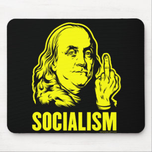 Tapis de souris de socialisme de Ben Franklin