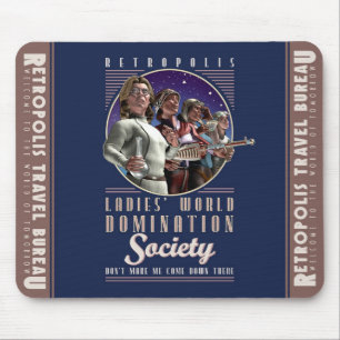 Tapis de souris de société de domination du monde