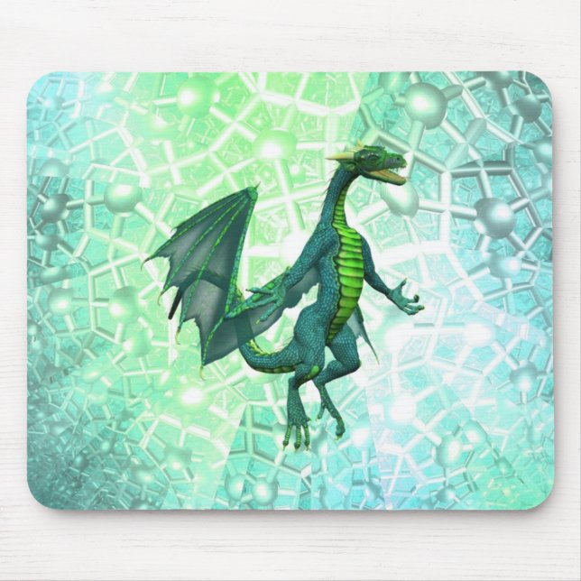 Tapis de souris de souffle de dragons (Devant)